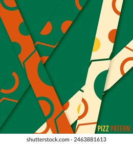 Pizz patern mockup simulation on strape