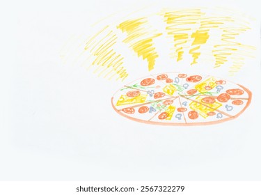 pizza day, food to order, pizza vegetarian, cheese pizza, broccoli, - Powered by Shutterstock