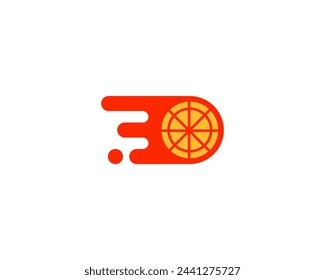 Pizza delivery minimalist logotype. Italian food takeout logo concept. Creative pizzeria restaurant  logo - Powered by Shutterstock