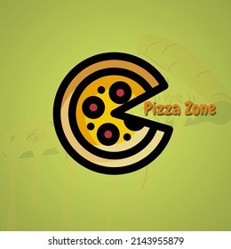 Pizza Shop Logo Design Concept