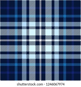 Plaid Check Patten Dark Navy Blue Stock Vector (Royalty Free ...