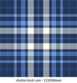 Plaid Check Patten Dark Navy Blue Stock Vector (Royalty Free ...