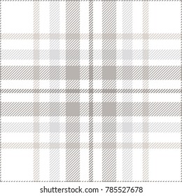 Plaid pattern print. Seamless checkered fabric texture. 