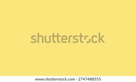 A plain, solid pale yellow color fills the entire image, offering a clean and simple background texture.