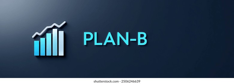 PLAN A change to PLAN B text on table background. strategy, analysis, marketing, project and Crisis concepts