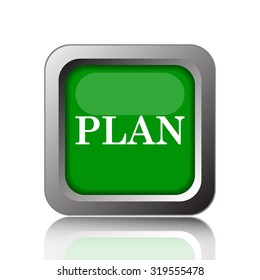 Plan icon. Internet button on black background.