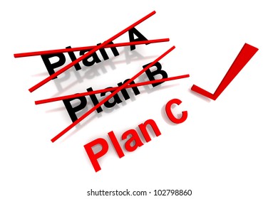 Plan Selected 3D render