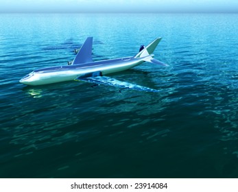 Plane Crash In Water.