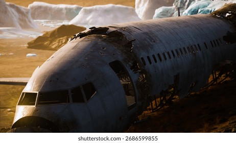 plane crashed on a mountain