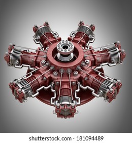 Plane Engine High Resolution 3d Render Stock Illustration 181094489 ...