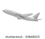 Plane takes off