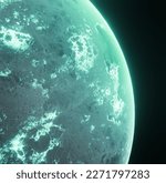 Planet, 3d illustration, 3d rendering