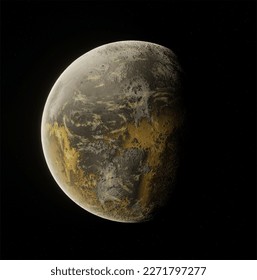 Planet, 3d illustration, 3d rendering