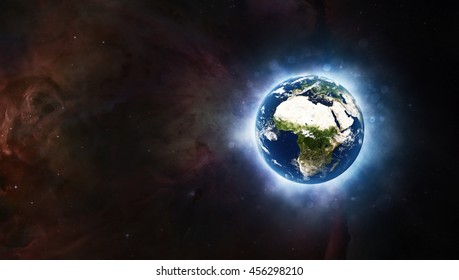 Planet Earth Appearing Sunbeam Light Elements Stock Photo (Edit Now ...