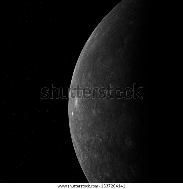 Planet\
Mercury. Elements of this image furnished by\
NASA