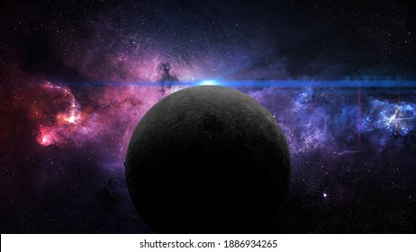 Planet Mercury Enters  Retrograde In Gemini 3d Rendering Illustration