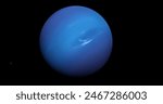 Planet Neptune in outer space.