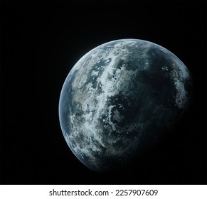 Planet, space, 3d illustration, 3d rendering