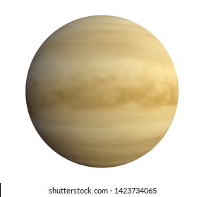 Planet Venus Isolated. 3D rendering (Elements of this image furnished by NASA)
