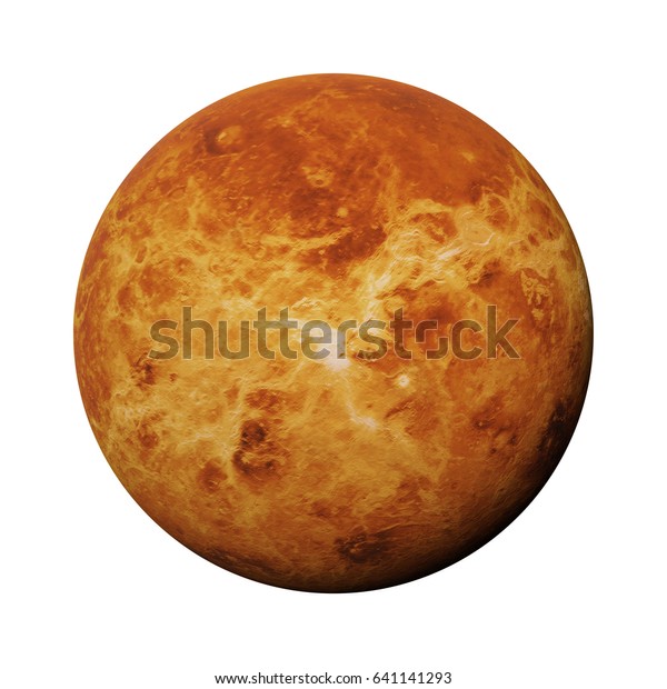 白い背景に金星 3dイラスト この画像のエレメントはnasaが提供 のイラスト素材
