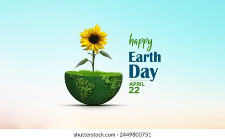 Planet vs. Plastics , Earth day 2024 concept 3d tree background. Ecology concept. Design with globe map drawing and leaves isolated on white background.  - Powered by Shutterstock