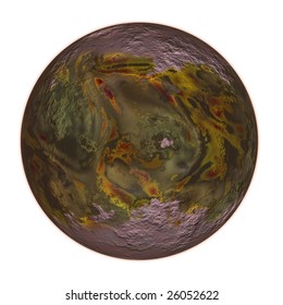 Planets in space.