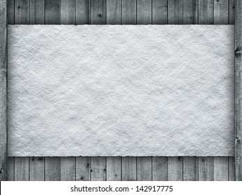 Planks and blank sheet