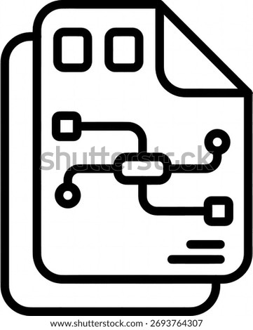 Planning icon showing scheduling or task organization.