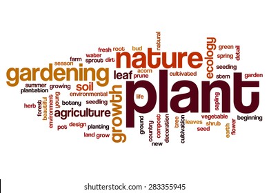 Plant word cloud