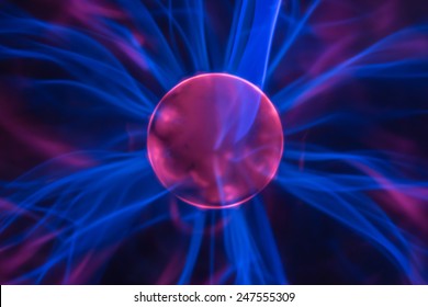 Plasma Sphere Static Electricity Close Up