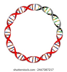 A plasmid is a tiny, circular piece of bacterial DNA. Plasmids reside as separate units of DNA inside the cytoplasm of a bacterial cell.