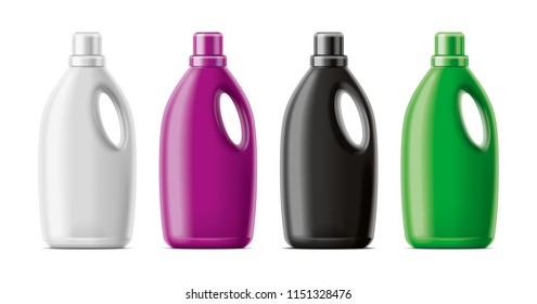 Plastic Bottles mockup. 3d rendering