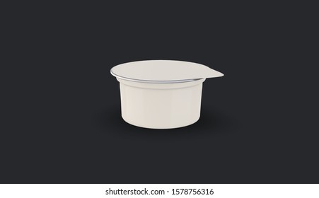 Plastic Cup Mockup, 3D illustration, Contains special layers and smart objects
