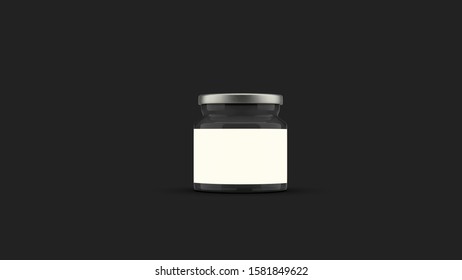 Plastic Jar Mockup, 3D illustration, Contains special layers and smart objects
