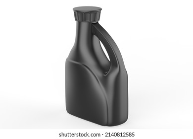 Plastic Jug Mockup Isolated On White Background. 3d Illustration