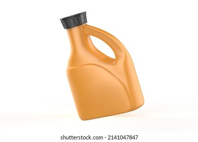 Plastic Jug Mockup Isolated On White Background. 3d Illustration