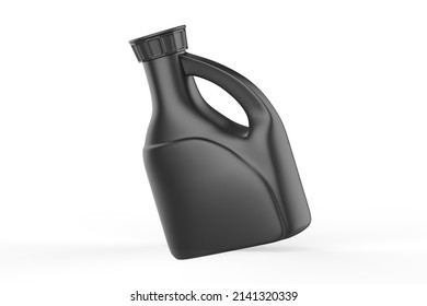 Plastic Jug Mockup Isolated On White Background. 3d Illustration