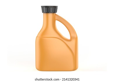 Plastic Jug Mockup Isolated On White Background. 3d Illustration