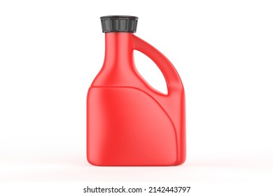 Plastic Jug Mockup Isolated On White Background. 3d Illustration