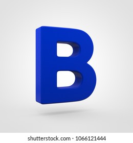 Plastic Letter B Uppercase 3d Render Stock Illustration 1066121444 ...