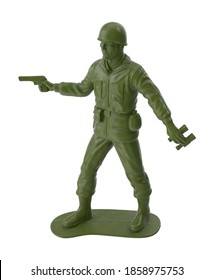 Plastic Soldier 3d Illustration On White Stock Illustration 1858975753 ...