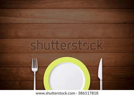 Similar – meal Lunch Crockery Plate