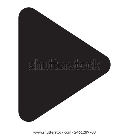 play button icon. play button user interface icon. play button illustration