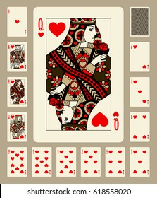 Queen Of Hearts Card Images Stock Photos Vectors Shutterstock