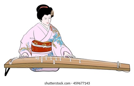 Playing The Koto