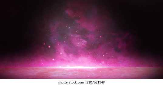 Pleasant Showcase Product Display Boldness Smokey With Pale Violet Red Colors Abstract Background Cinematic Concept For Matte Painting