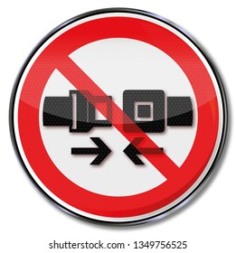 Please do not attach or buckle