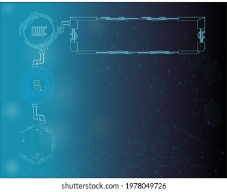 Plumber service icons collection, sewer and drain repair with plumbing abstract background with connected dots and lines on blue Design.	 - Powered by Shutterstock