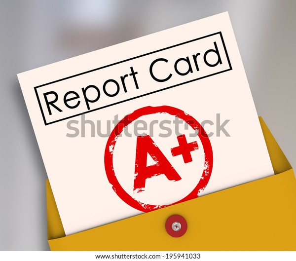 A Plus Student Report Card Grade Class Rating\
Review Evaluation