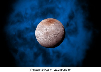Pluto. Dwarf planet of the solar system. The elements of this image furnished by NASA.